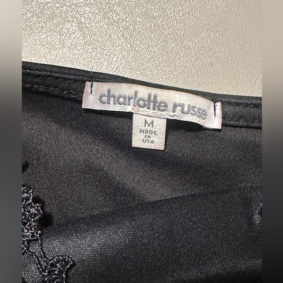 Charlotte Russe Black Lace Tank Dress - Picture 3 of 4